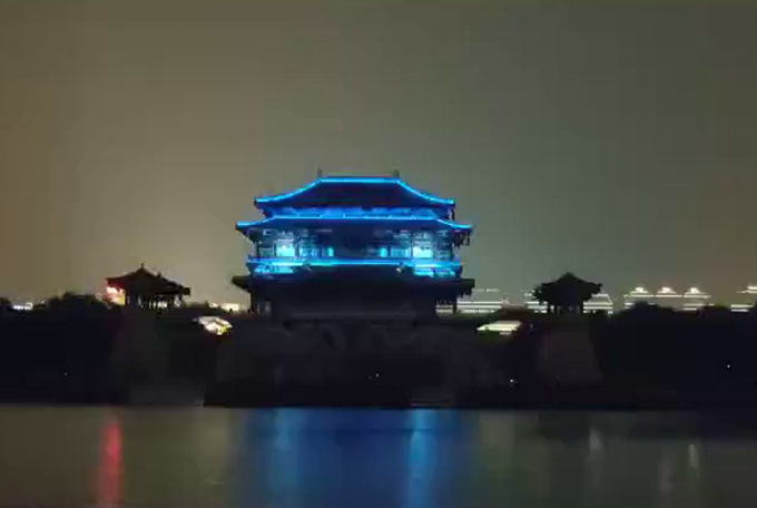 建筑投影